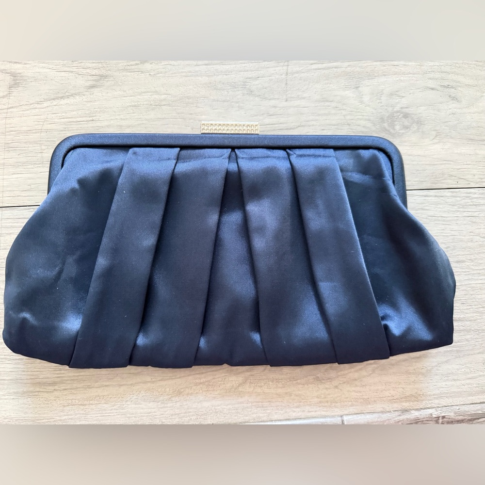 Navy Blue Clutch Handbag